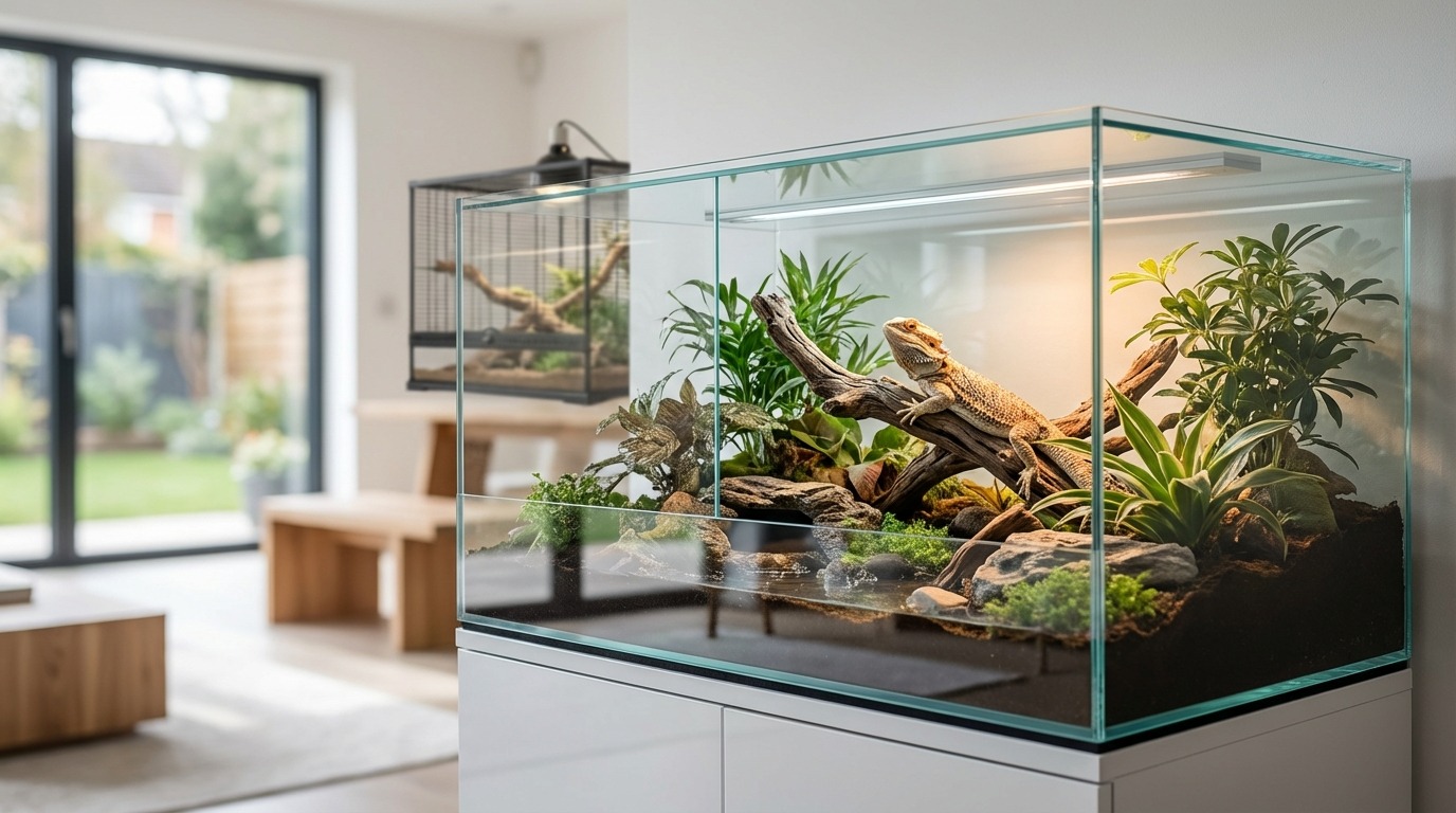 爬虫類を水槽で飼うメリット5つ｜ケージより優れるポイント