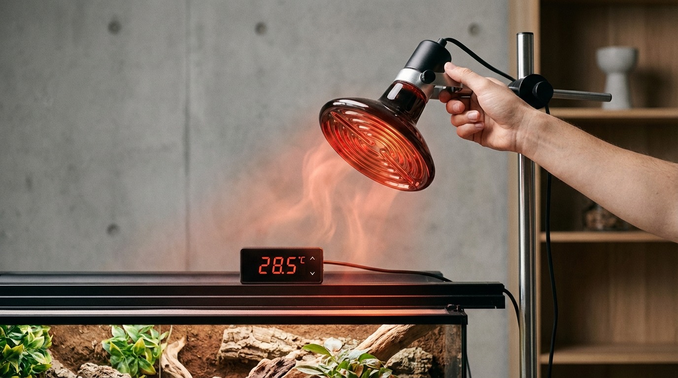 赤外線ライトの正しい使い方｜設置手順と温度管理