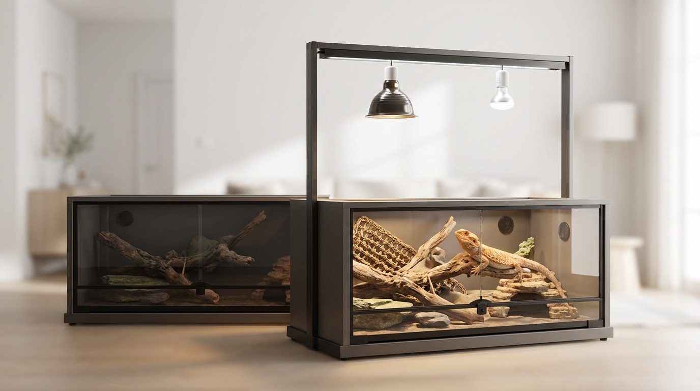 そもそも爬虫類用ライトスタンドは必要？役割とメリット