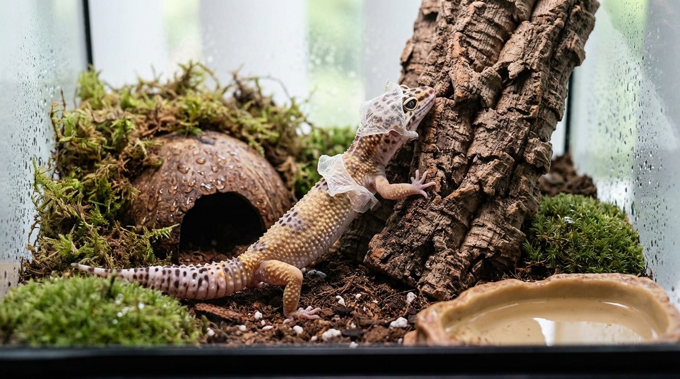 爬虫類の脱皮をスムーズにさせる飼育環境の作り方