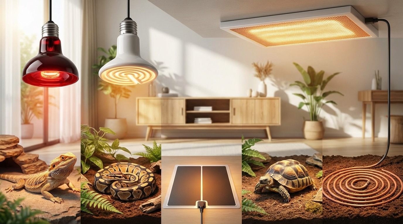 爬虫類用保温器具5タイプの特徴と選び方