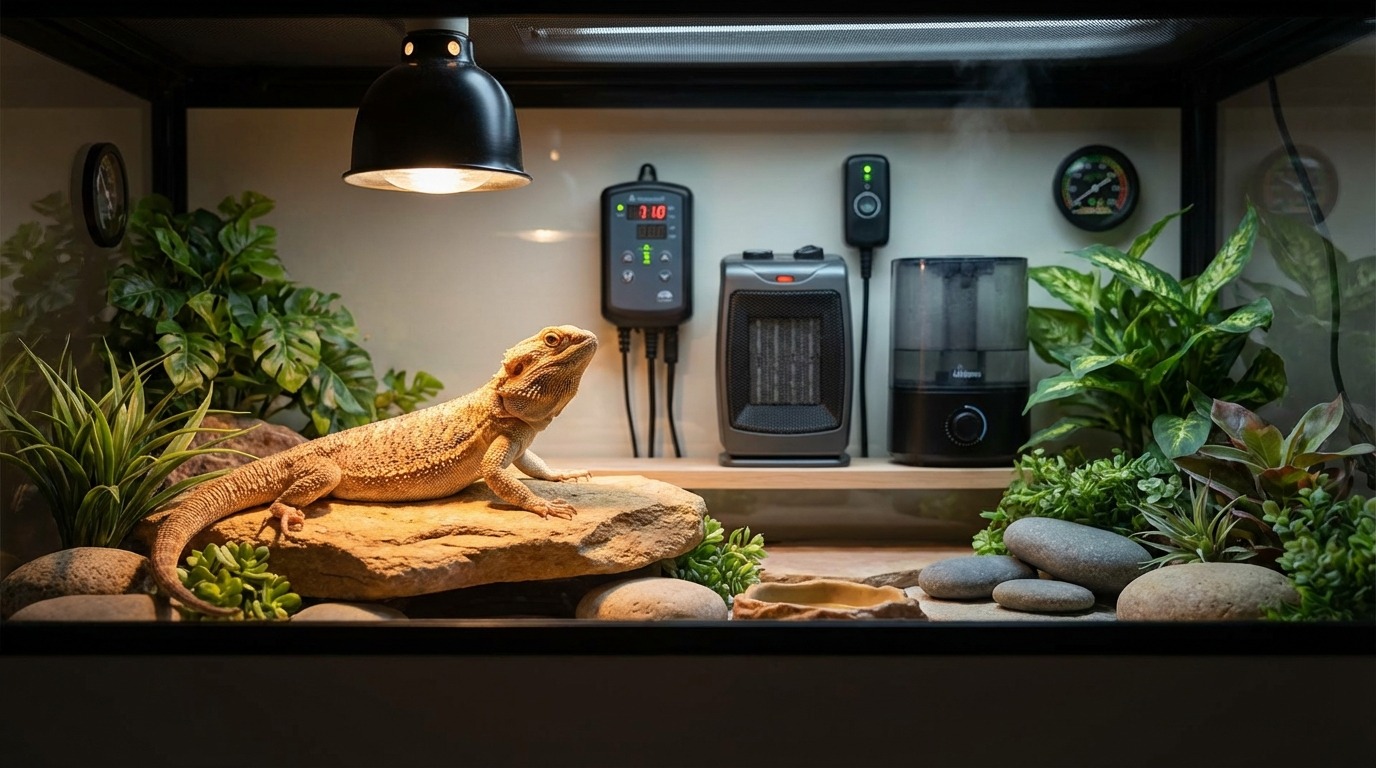 爬虫類の保温環境の作り方｜5ステップで完全構築