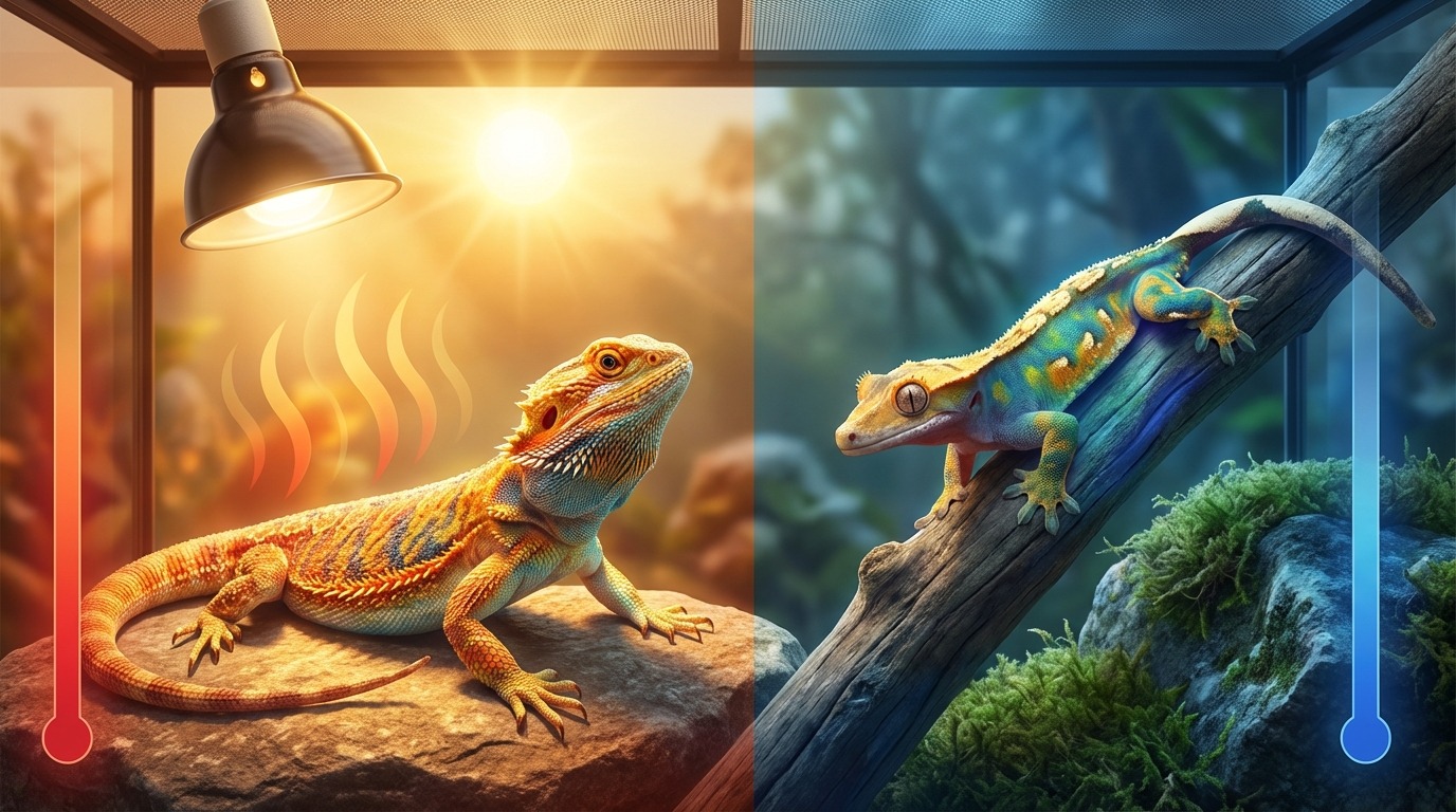 爬虫類に温度管理が必要な理由|変温動物の仕組みを解説