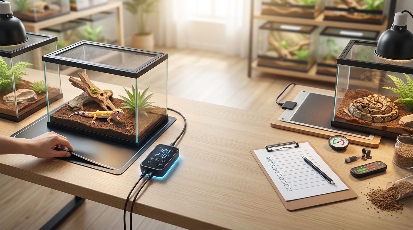 まとめ｜爬虫類用ヒーターマット選びのチェックリスト