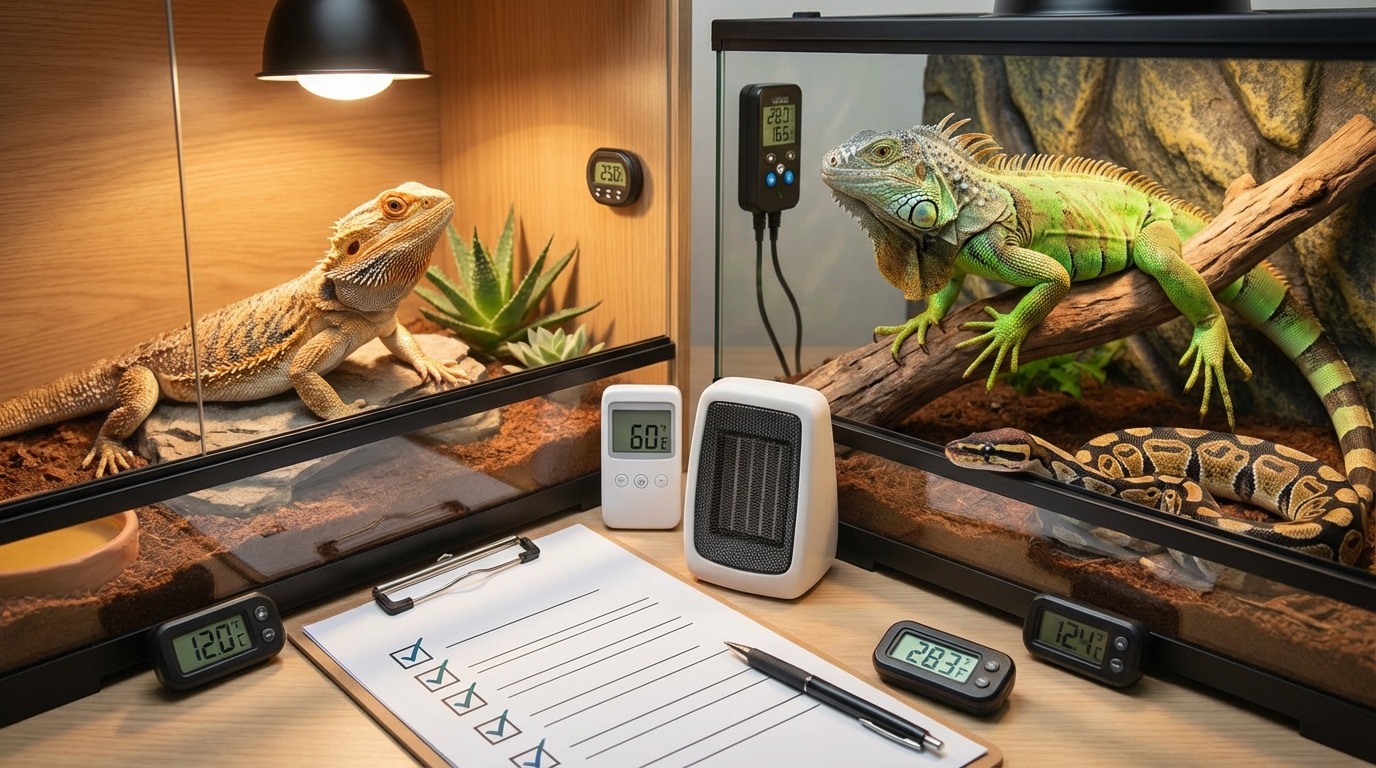 まとめ|爬虫類の温度管理チェックリスト