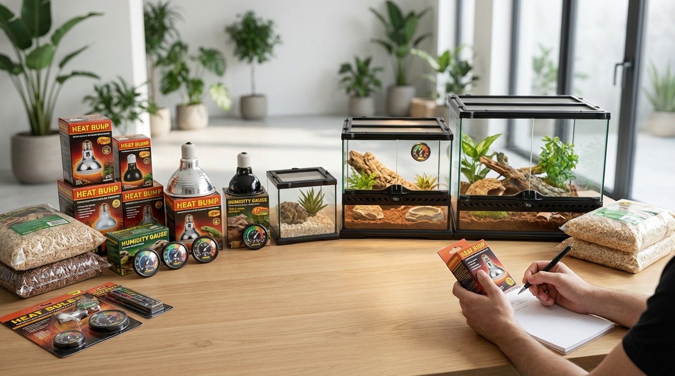 失敗しない爬虫類飼育セットの選び方5つのポイント