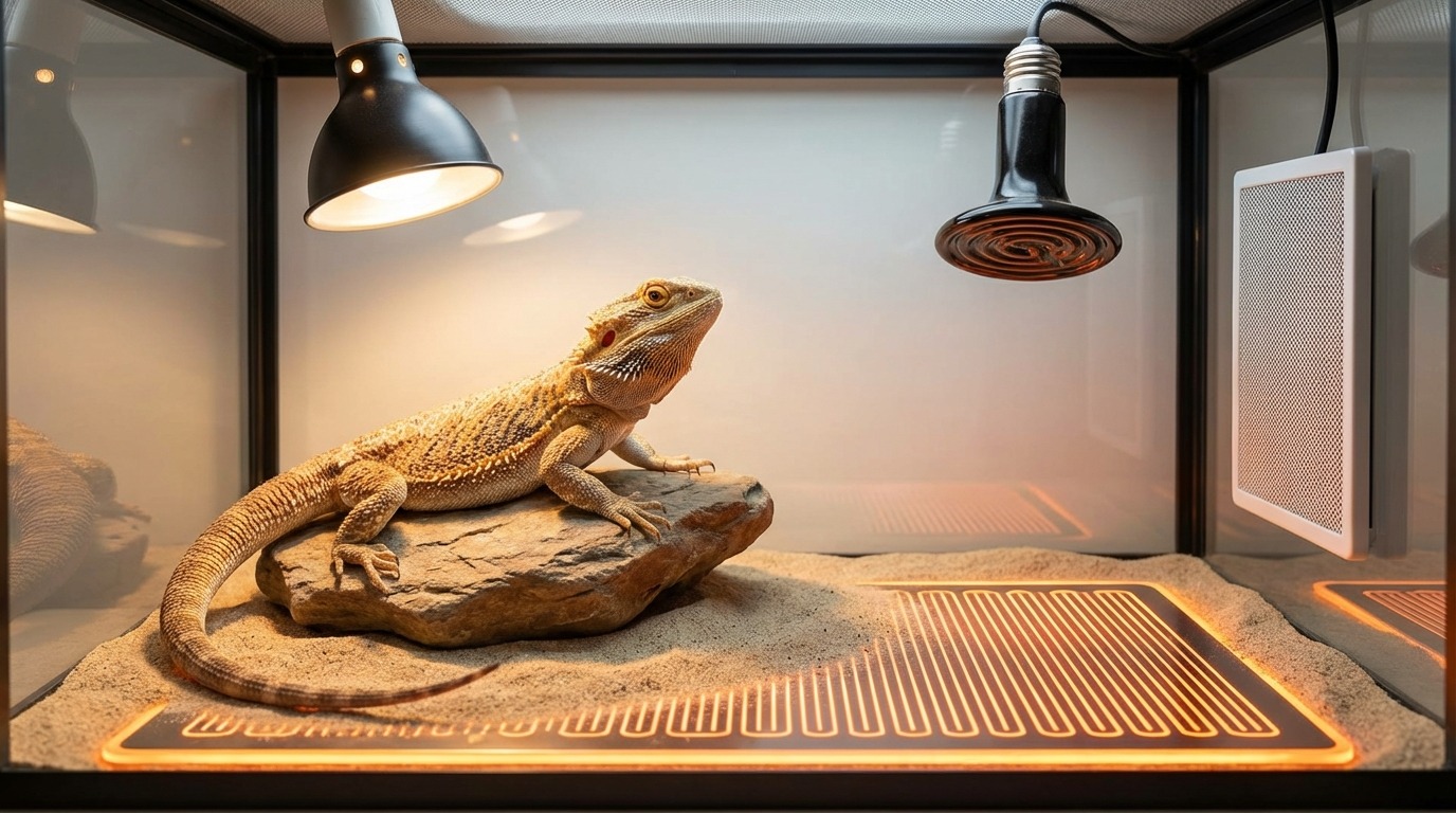 爬虫類の保温器具4タイプの特徴と選び方