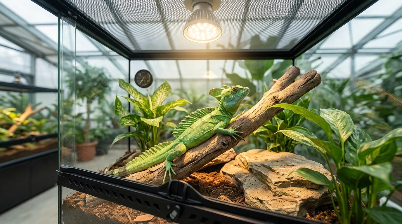 【結論】爬虫類にLEDライトは使える？紫外線は出ないが補助照明として有効