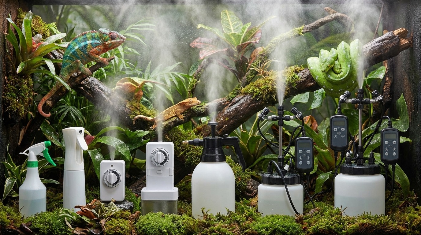 【価格帯別】爬虫類用自動霧吹きおすすめ7選