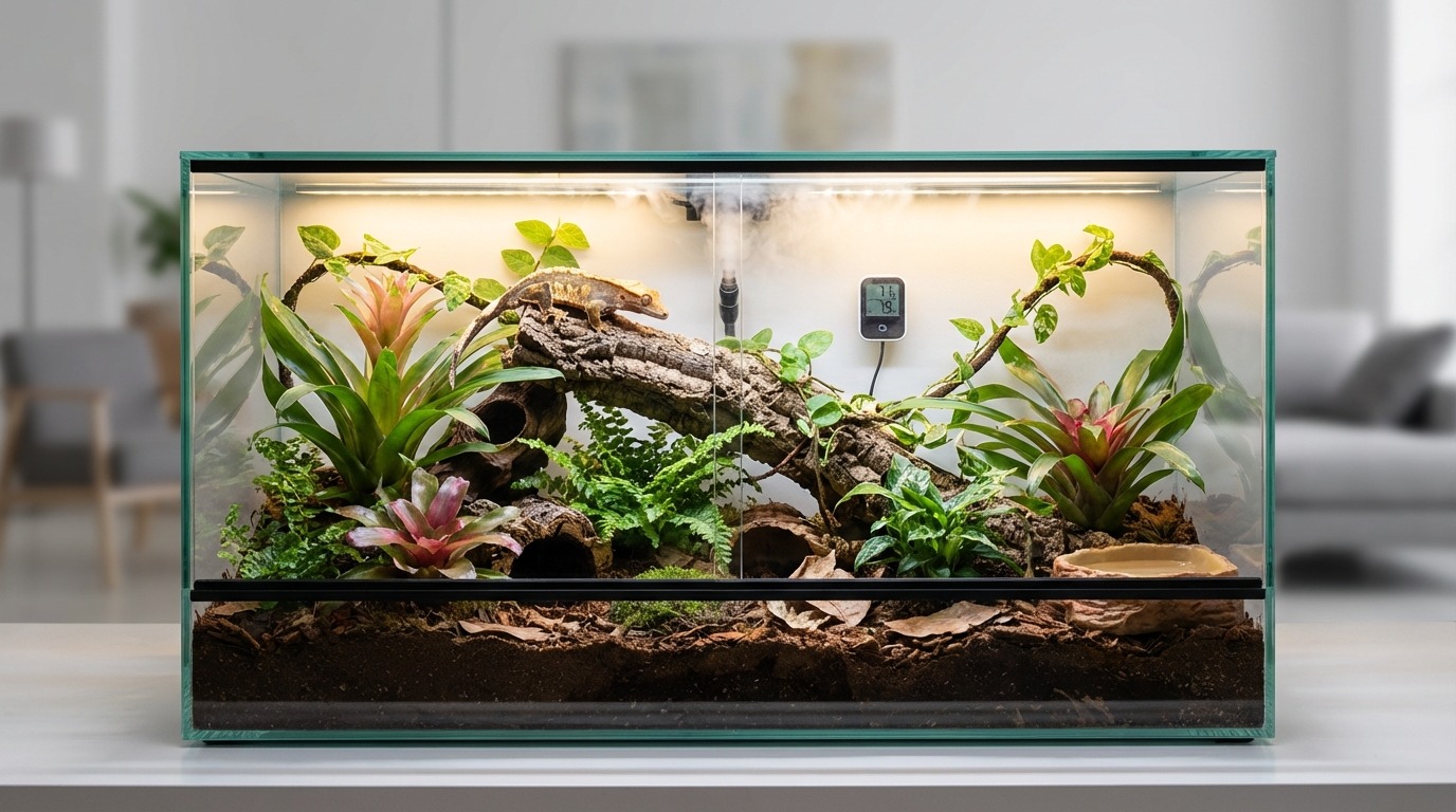 クレスの飼育環境の作り方|温度・湿度・レイアウト