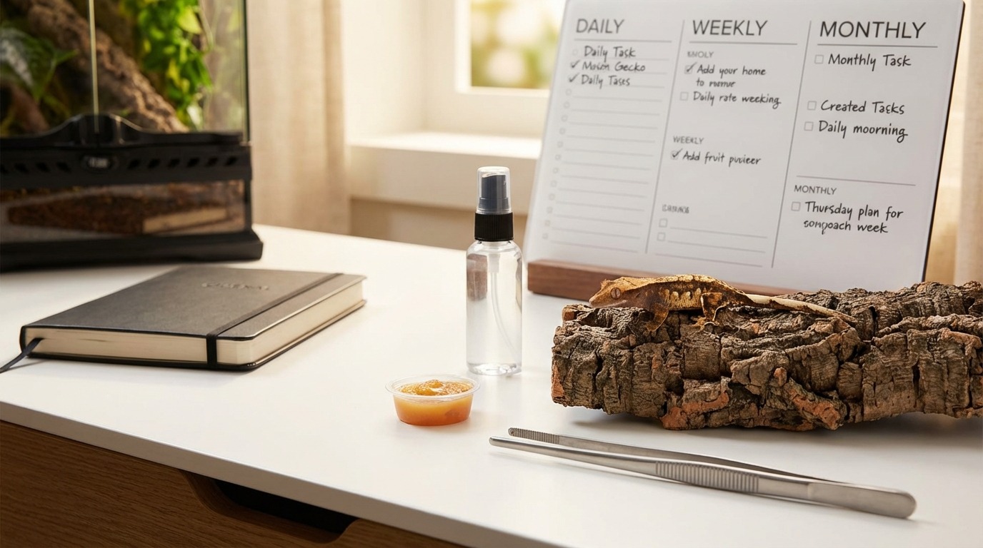 クレスの日常管理|毎日・週間・月間のお世話ルーティン