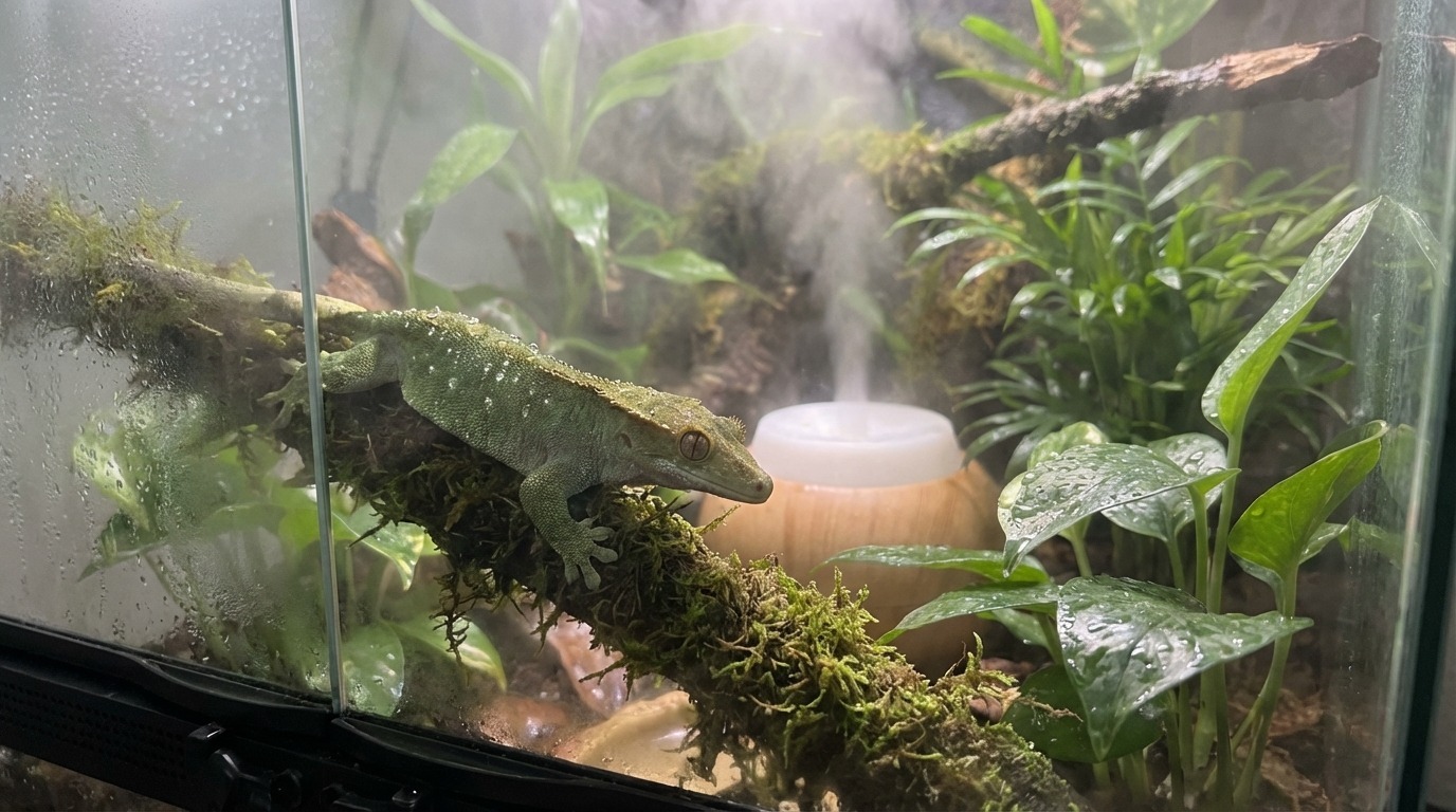 そもそも爬虫類に加湿器は必要?判断基準を解説
