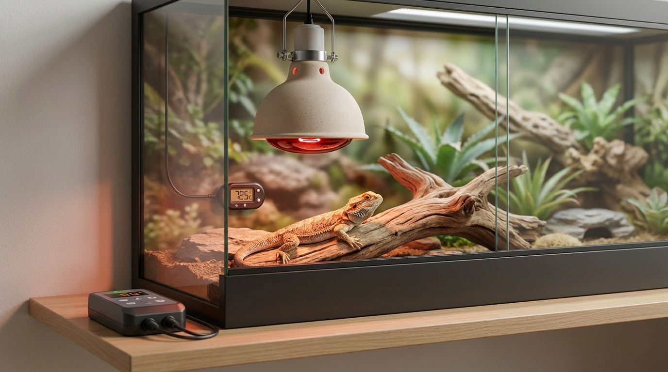 爬虫類ライトドームの正しい設置方法と温度調整のコツ
