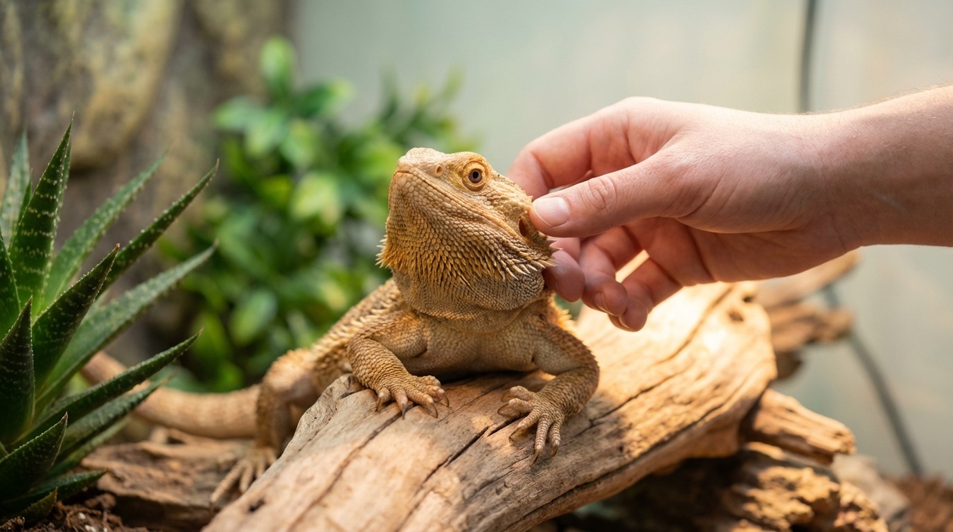 フトアゴヒゲトカゲの性格｜なつく？ハンドリングできる？