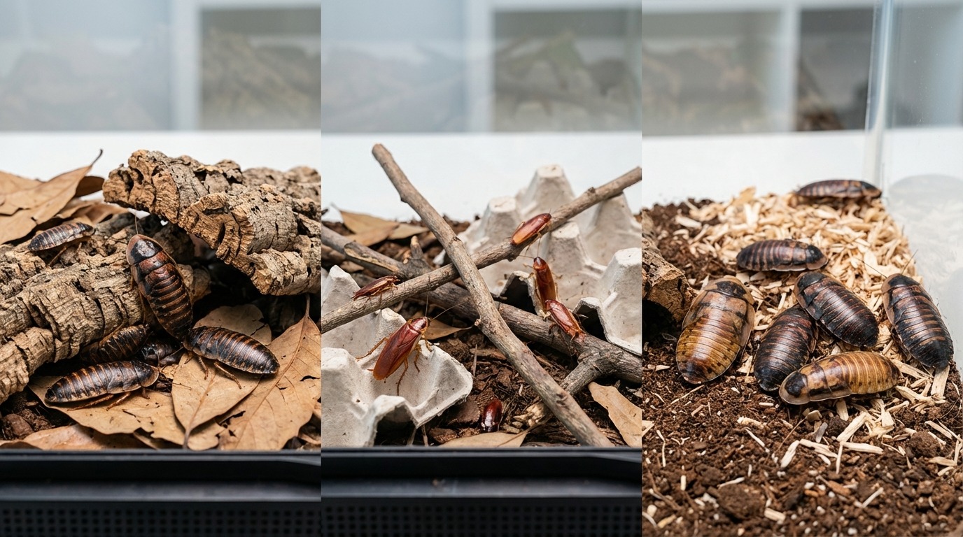 餌用ゴキブリの種類と特徴を徹底比較