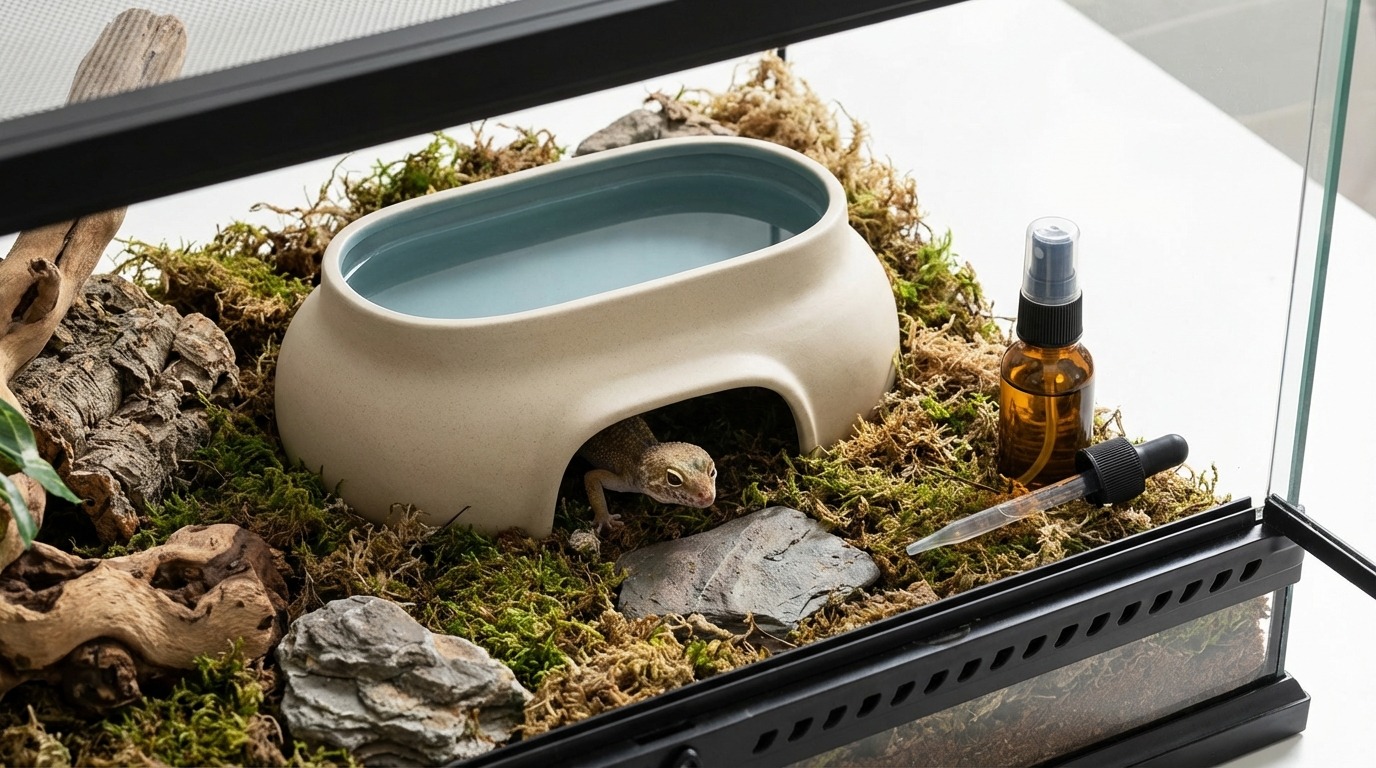 ウェットシェルターの正しい使い方|設置場所・水の量・交換頻度