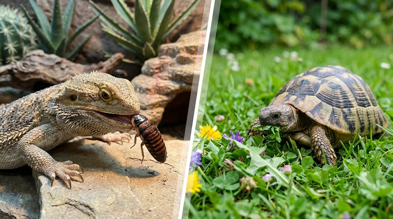 ゴキブリ餌が向いている爬虫類・向いていない爬虫類