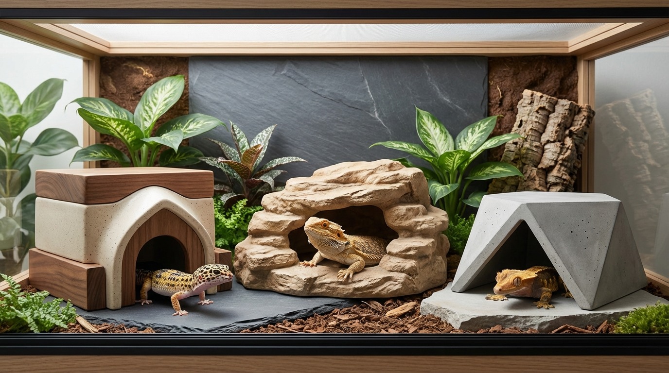 【結論】爬虫類のおしゃれシェルターBEST3はこれ
