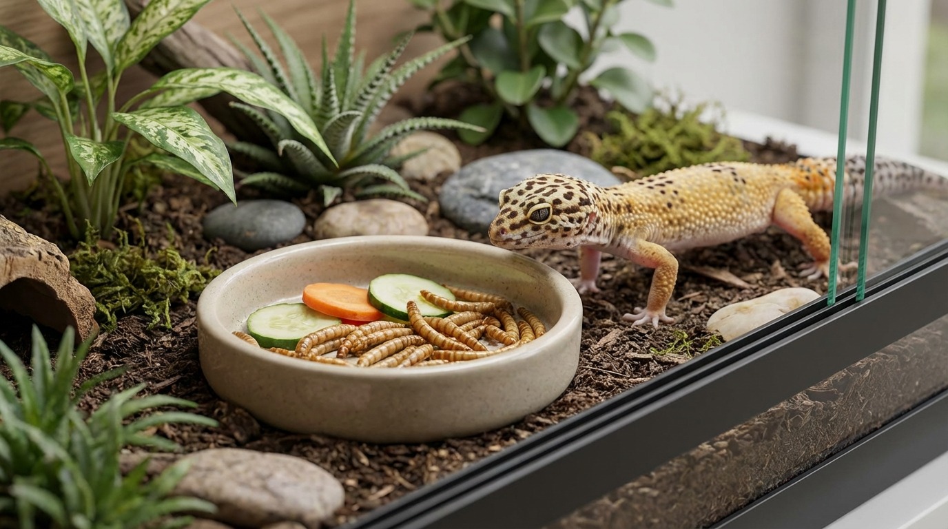 爬虫類に餌皿は必要?使う3つのメリット