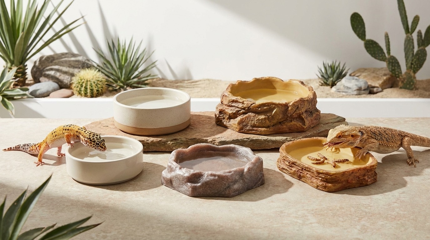 おすすめの爬虫類用餌皿5選【定番商品】