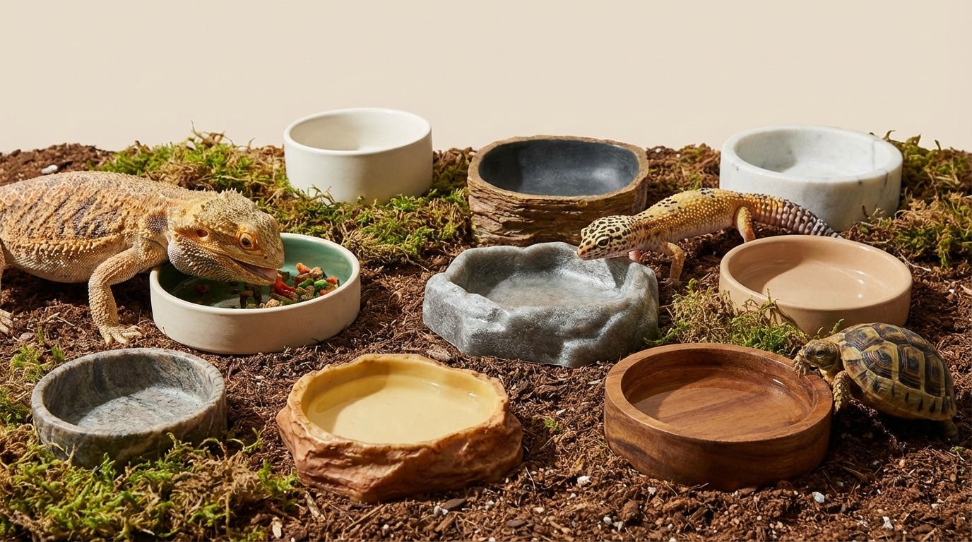 爬虫類の餌皿に関するよくある質問