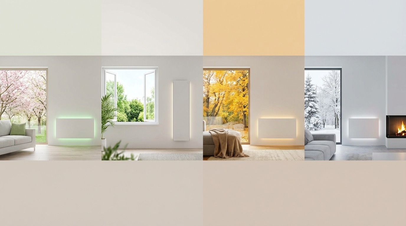 季節別のパネルヒーター運用ポイント|つけっぱなしでOK?