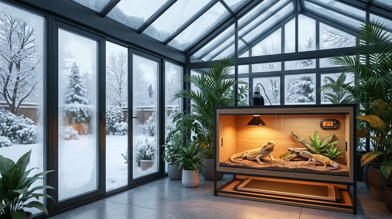 温室飼育でもヒーターが必要な理由|爬虫類の冬場リスクを解説