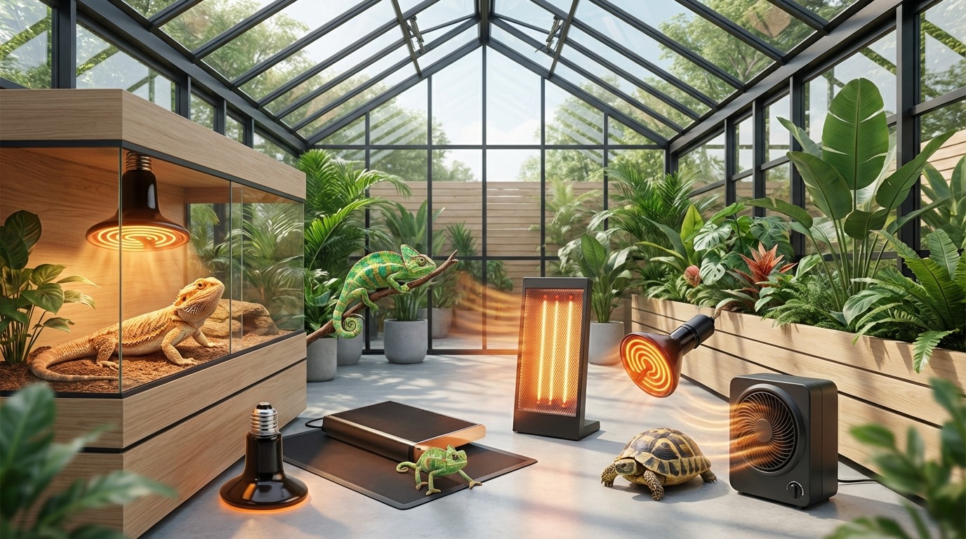 温室用ヒーターの種類と特徴を比較|爬虫類に最適なのは?
