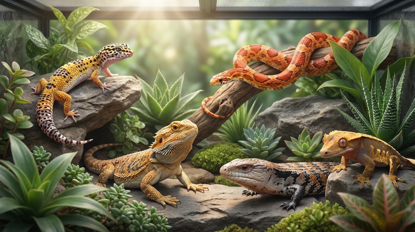 初心者におすすめの爬虫類5選｜飼いやすさランキング
