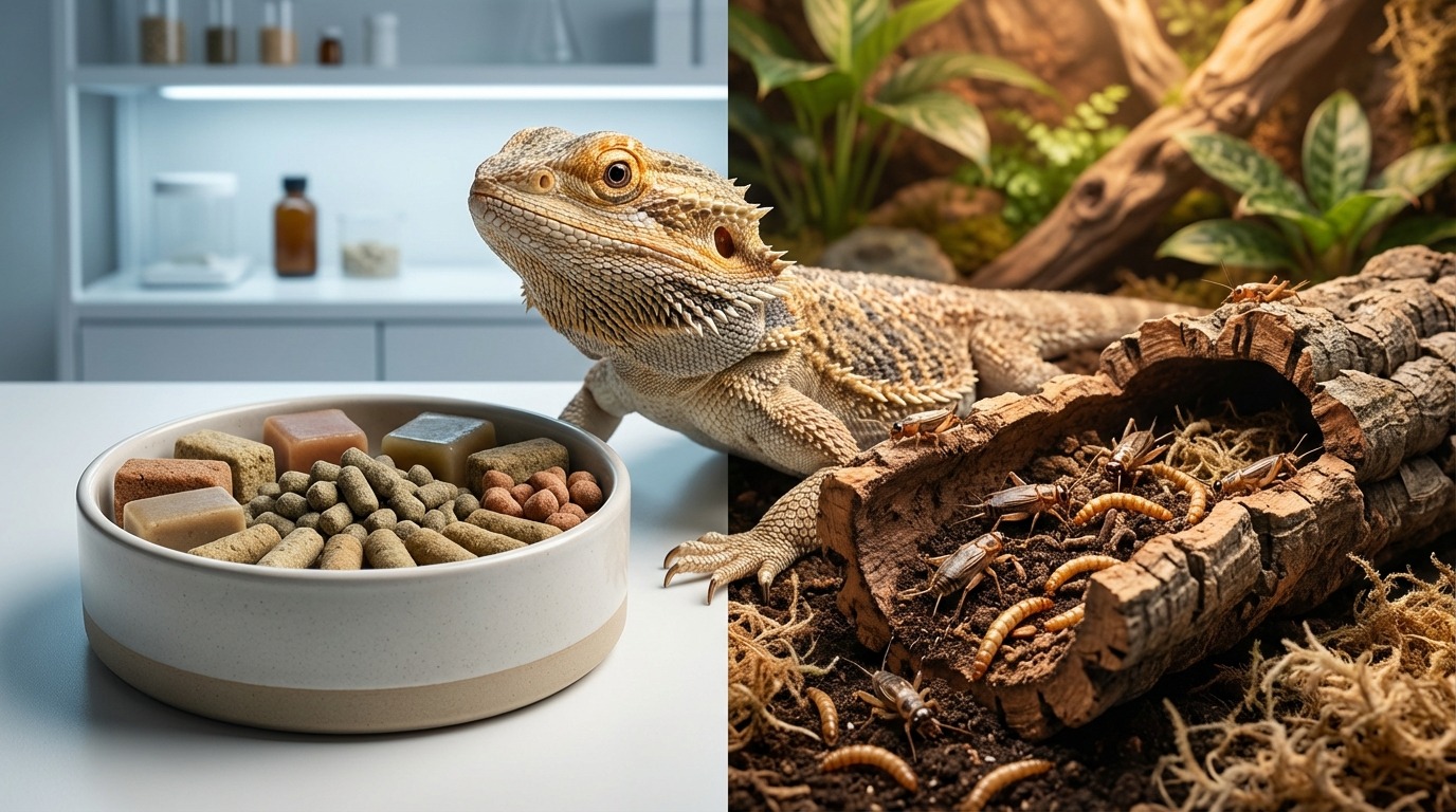 爬虫類の人工餌と生き餌の違い｜メリット・デメリット比較