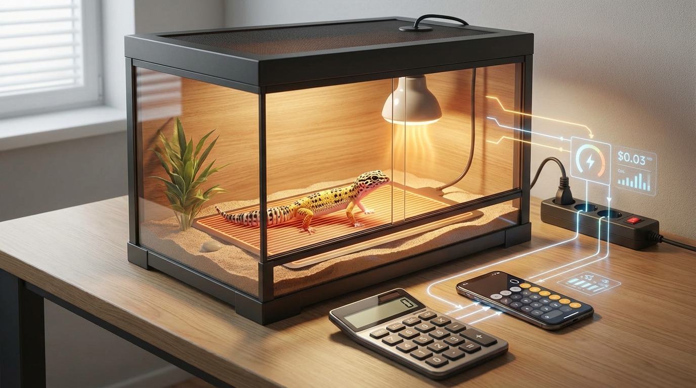 爬虫類ヒーターの電気代を自分で計算する方法