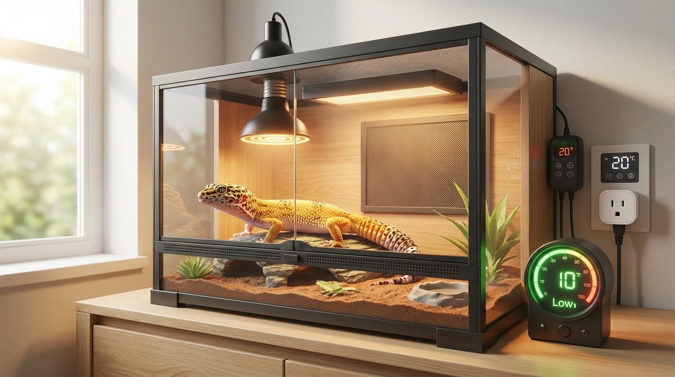 爬虫類ヒーターの電気代を節約する5つの方法