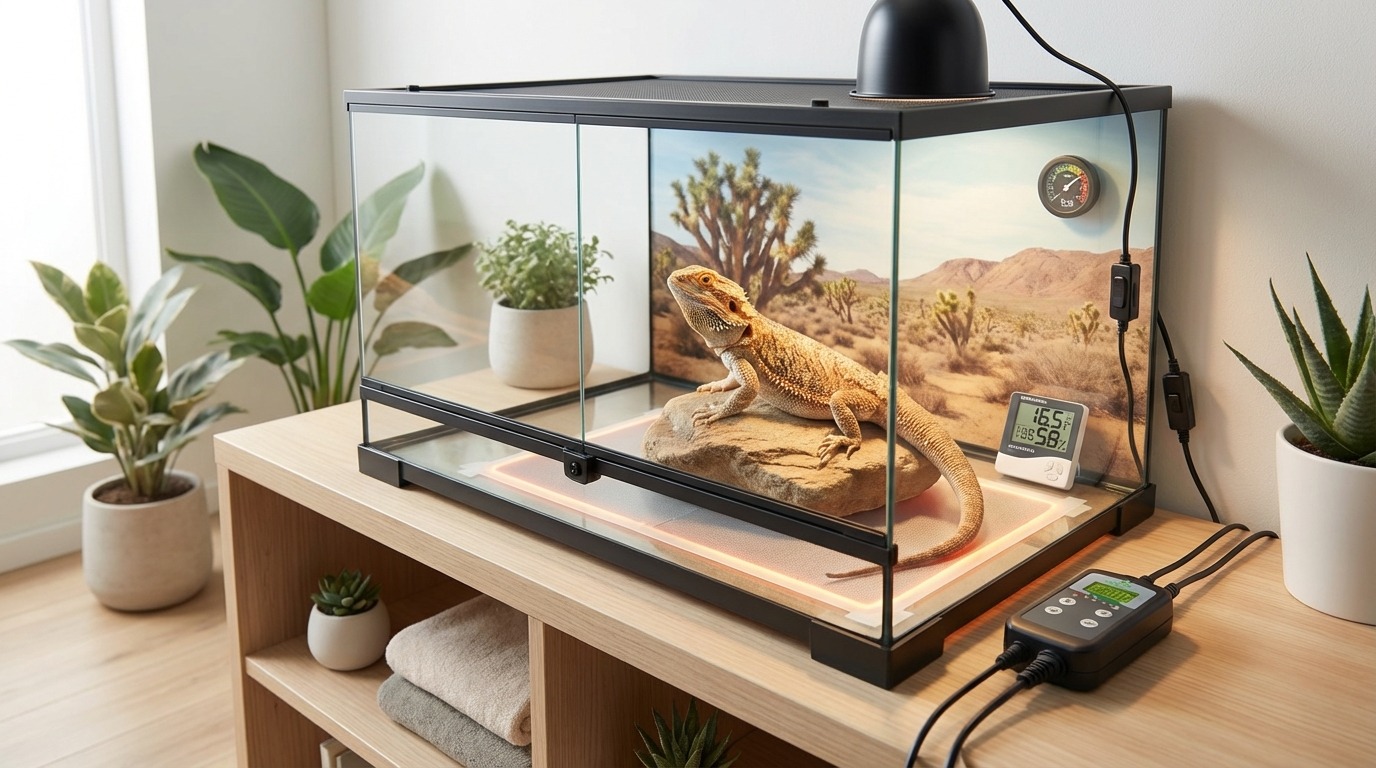 爬虫類用シートヒーターの正しい設置方法【5ステップで解説】