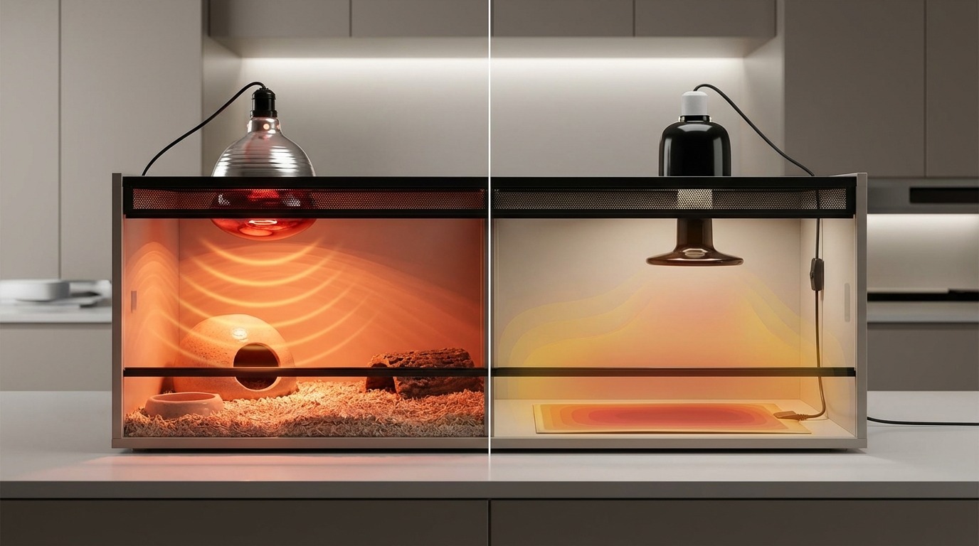 赤外線ライトと他の保温器具の違いを比較