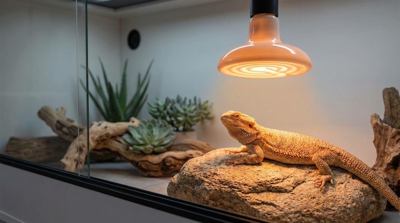 爬虫類に保温ライトが必要な理由