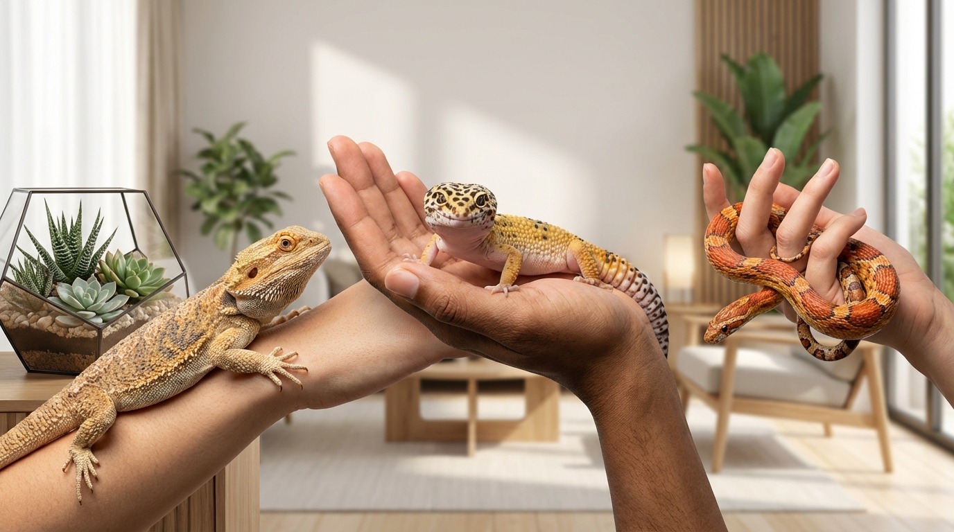 【結論】初心者におすすめの爬虫類ペットTOP3