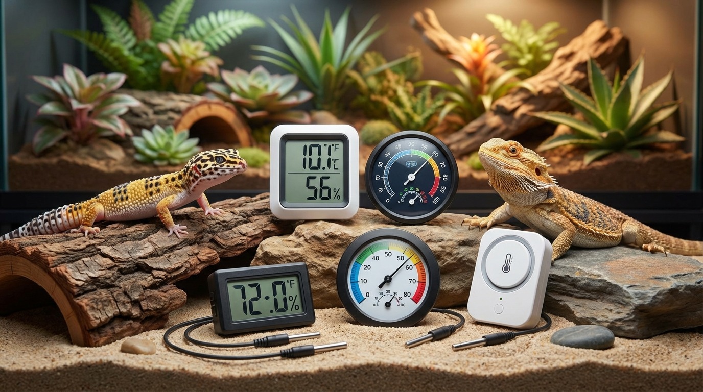 爬虫類用温湿度計の種類と特徴を徹底比較