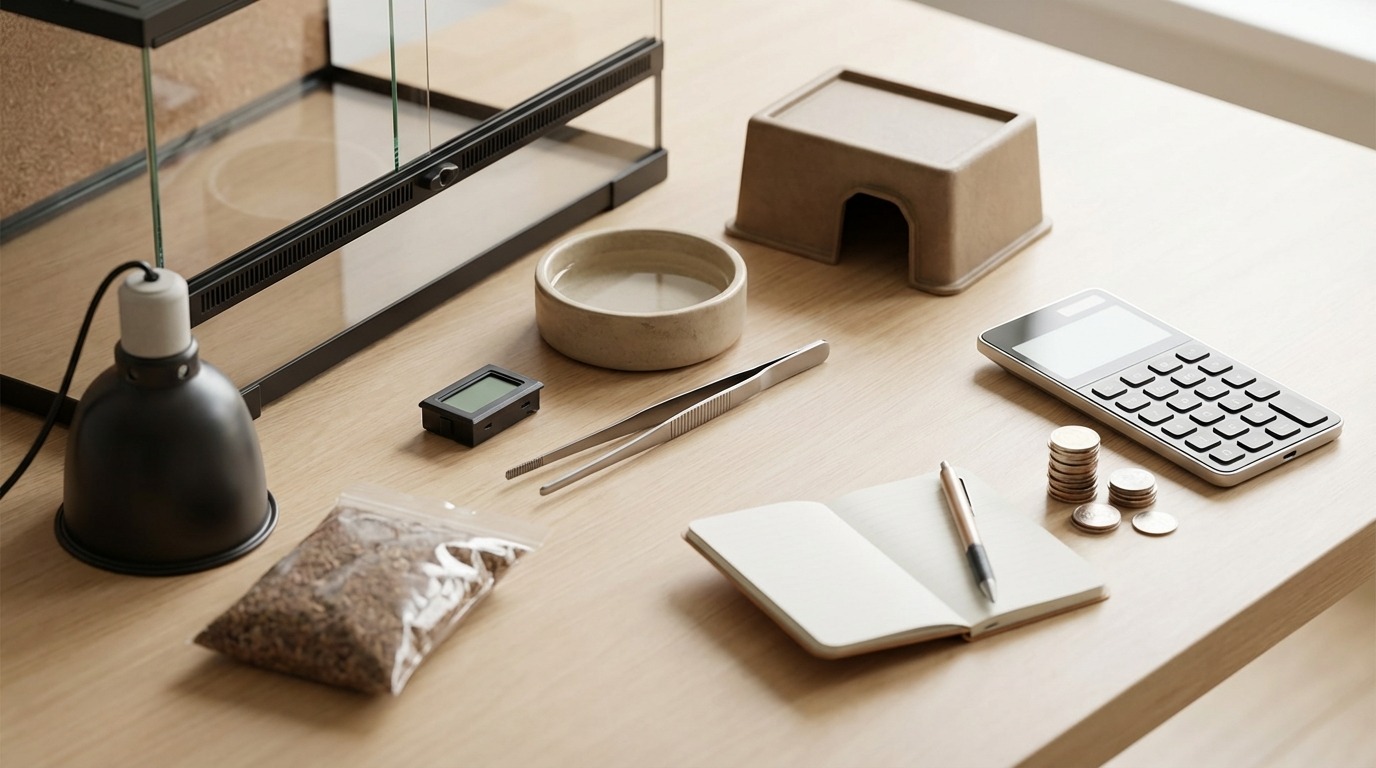 爬虫類の飼育に必要なものリスト＆初期費用の目安