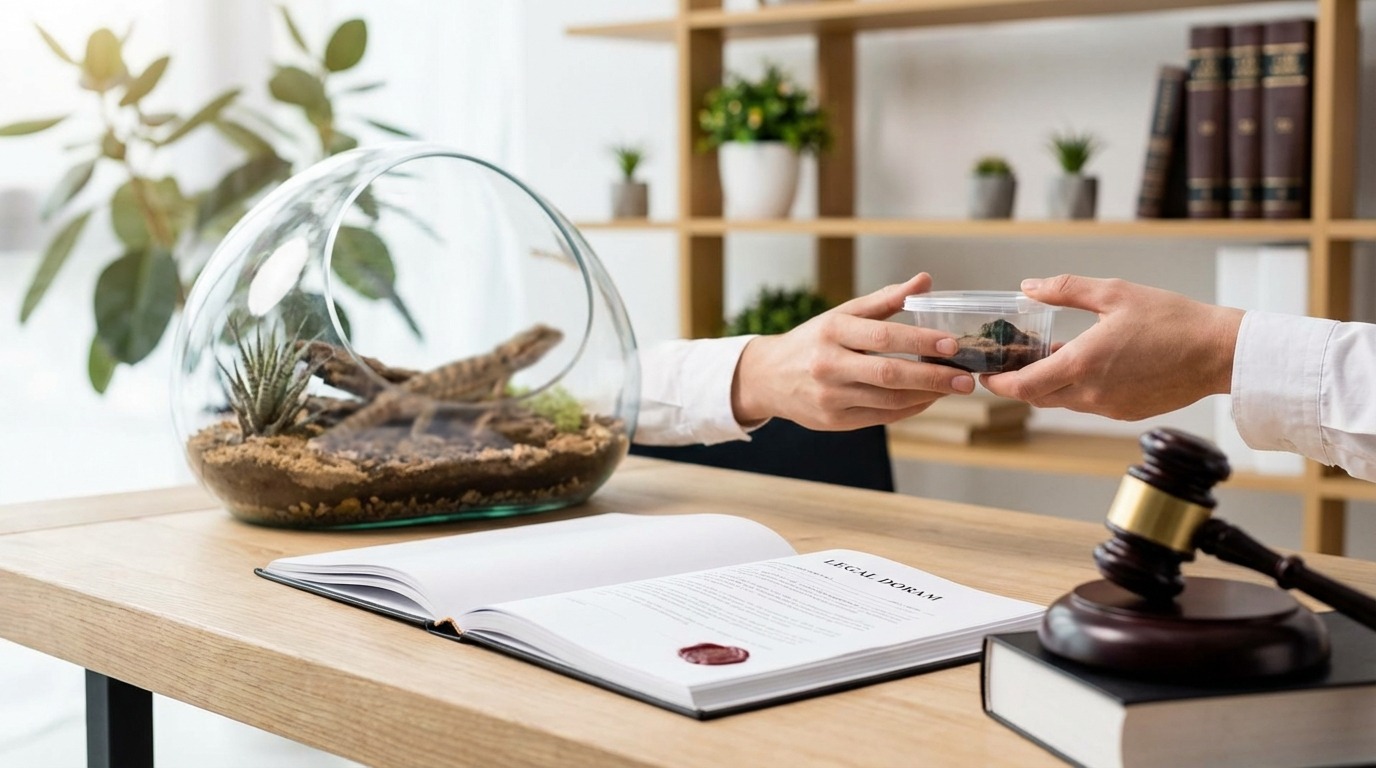 爬虫類は個人間で譲渡できる?法律上のルールを解説