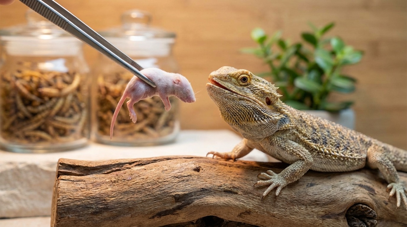 爬虫類にネズミ餌が必要な理由|完全栄養食といわれる根拠