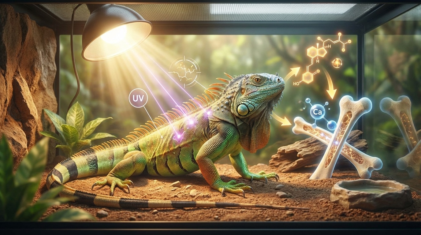 なぜ爬虫類に紫外線が必要なのか?仕組みを図解で解説