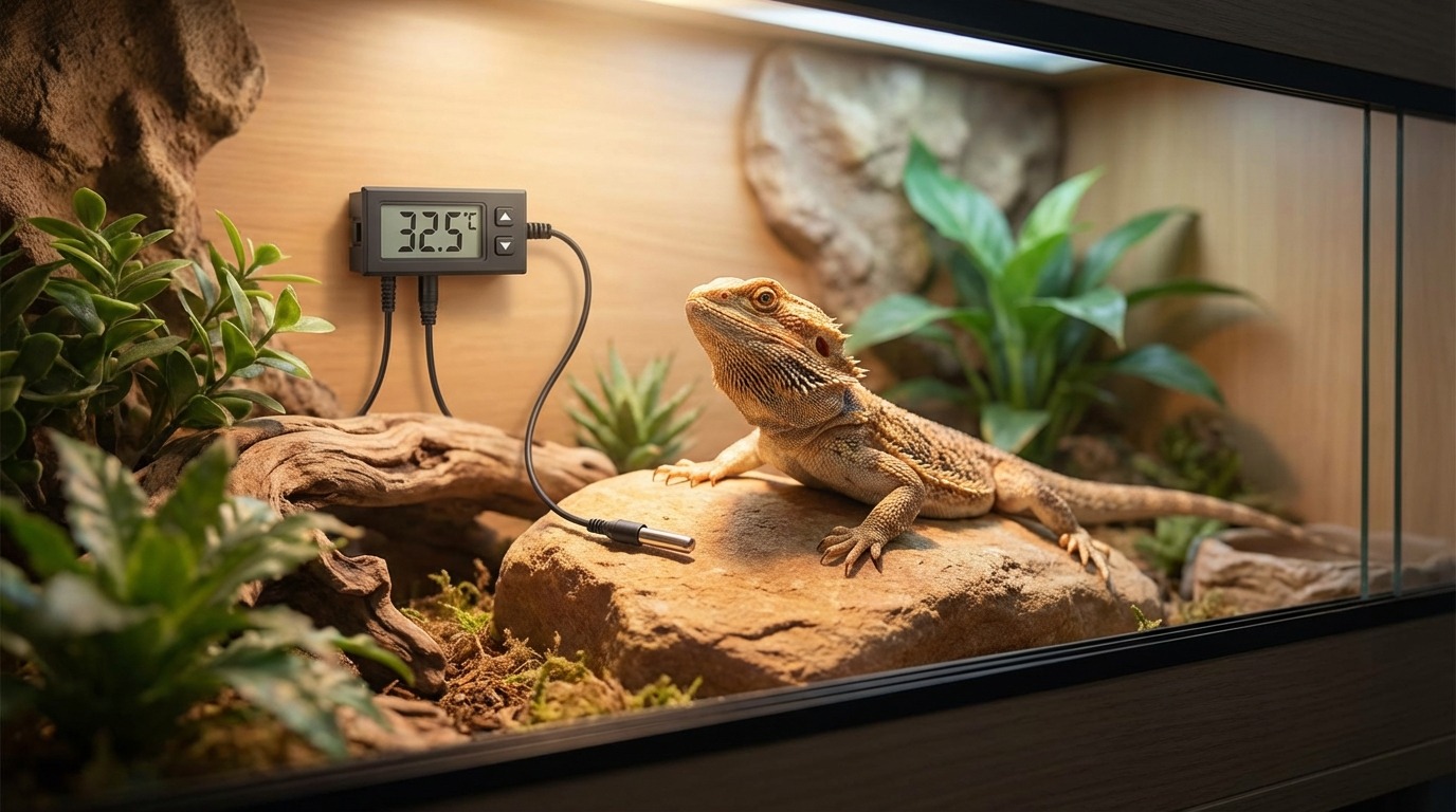 そもそもサーモスタットとは?爬虫類飼育に必要な理由