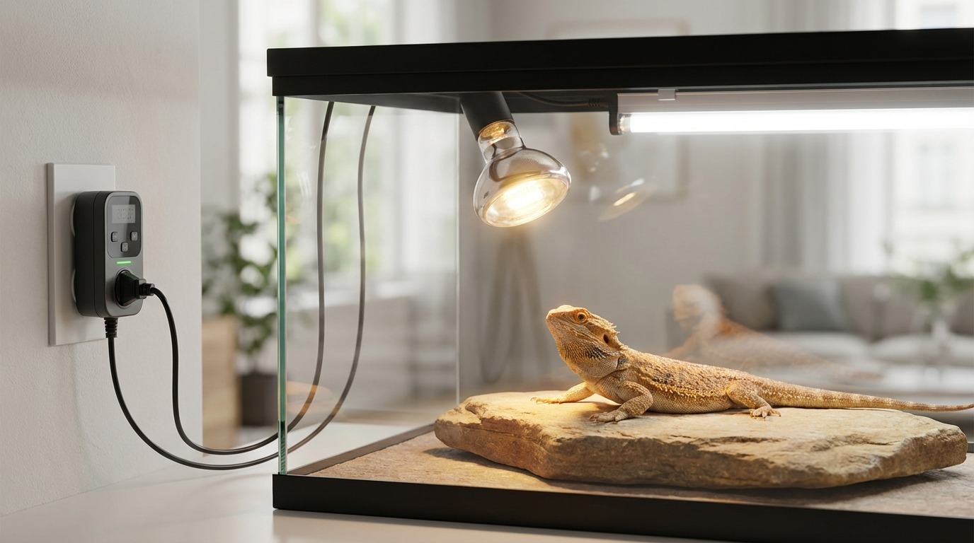 爬虫類のライトにタイマーが必要な3つの理由