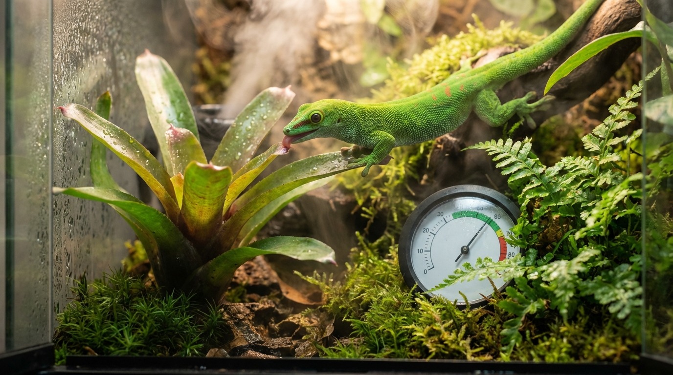 爬虫類の湿度管理で押さえるべき3つの基本