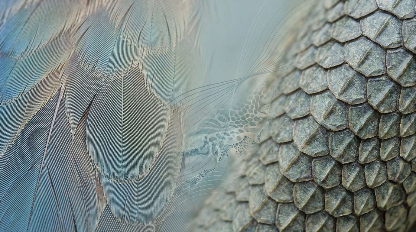 羽毛とウロコの違いとは?構造と進化の関係を解説