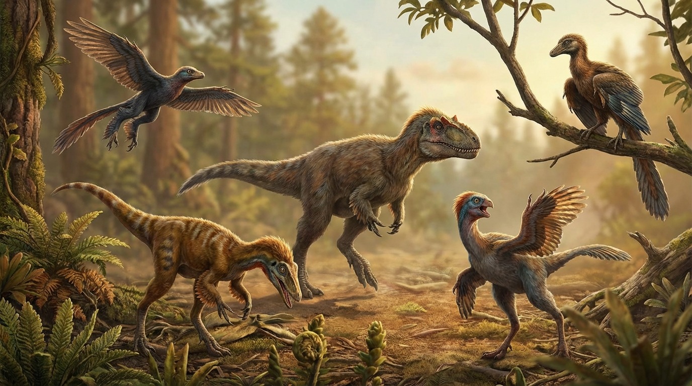 羽毛を持っていた恐竜5選【代表種を紹介】