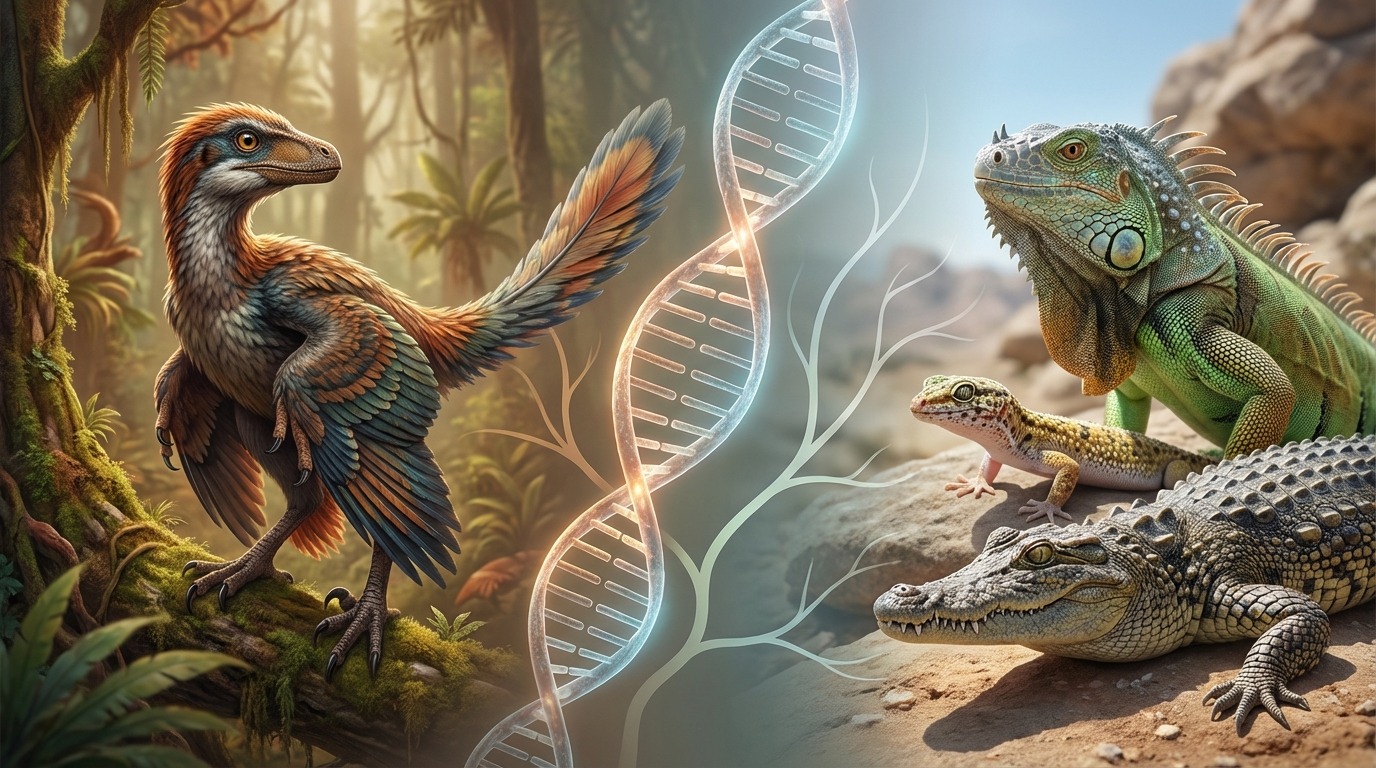 現在の爬虫類に羽毛がないのはなぜ?