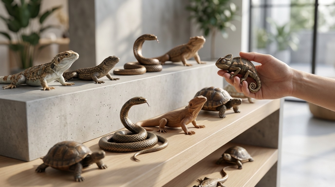 失敗しない爬虫類の置物の選び方5つのポイント