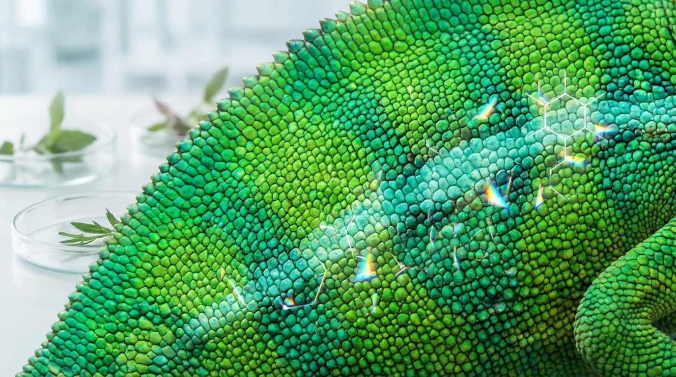 爬虫類が緑色になる理由とは？色の秘密を科学的に解説