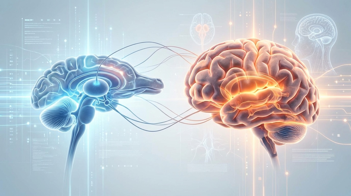 爬虫類と哺乳類の脳構造の違いを徹底比較